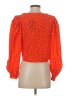 Levi's 100% Polyester Orange 3/4 Sleeve Blouse Size S - photo 2