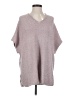 Neiman Marcus Gray Pink Poncho Size S - photo 1