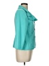 Sweet Teal 3/4 Sleeve Button-Down Shirt Size 12 - photo 4