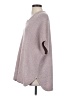Neiman Marcus Gray Pink Poncho Size S - photo 5