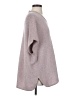 Neiman Marcus Gray Pink Poncho Size S - photo 4