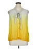 Spruce & Sage 100% Polyester Yellow Sleeveless Blouse Size 14 - photo 1