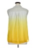 Spruce & Sage 100% Polyester Yellow Sleeveless Blouse Size 14 - photo 2