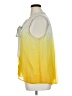 Spruce & Sage 100% Polyester Yellow Sleeveless Blouse Size 14 - photo 5