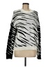 Rails Animal Print Silver Pullover Sweater Size M - photo 1