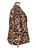 MULTIPLES Animal Print Brown Blazer Size 1X - photo 4