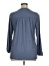 Cj Banks Blue Long Sleeve Blouse Size 0X - photo 2