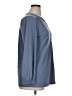 Cj Banks Blue Long Sleeve Blouse Size 0X - photo 4