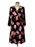 Colleen Lopez Floral Black Casual Dress Size L - photo 1