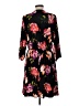 Colleen Lopez Floral Black Casual Dress Size L - photo 2
