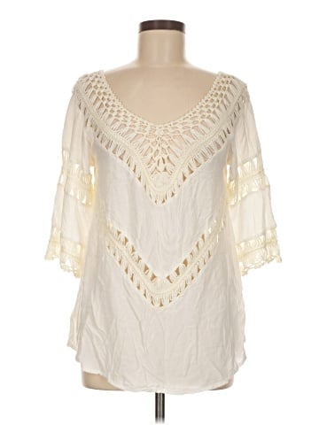 Umgee 3/4 Sleeve Blouse (view 1)