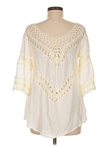 Umgee 3/4 Sleeve Blouse (view 2)