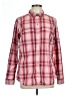 Eddie Bauer Plaid Red Long Sleeve Blouse Size L - photo 1