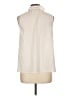 J.Crew 100% Polyester Ivory Sleeveless Blouse Size 12 - photo 2