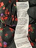 Topshop 100% Polyester Black 3/4 Sleeve Blouse Size 6 - photo 8