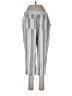 Per Se Stripes Gray Casual Pants Size L - photo 2
