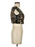 Sherri Hill 100% Polyester Gold Sleeveless Blouse Size 4 - photo 4