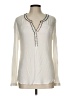 Daniel Rainn 100% Rayon Ivory Long Sleeve Blouse Size L - photo 1