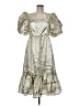 Loeffler Randall Metallic Silver Cocktail Dress Size 8 - photo 1