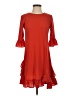 uncle frank Red Orange Casual Dress Size XS - photo 1