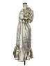 Loeffler Randall Metallic Silver Cocktail Dress Size 8 - photo 5