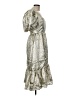 Loeffler Randall Metallic Silver Cocktail Dress Size 8 - photo 4