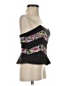 Lucca Couture 100% Polyester Black Sleeveless Blouse Size S - photo 4