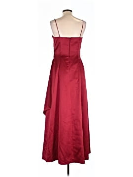formal dresses in burgundy Spaghetti Straps Burgundy Organza Appliques Long Evening Prom Dresses,  Custom High Slit Prom Dress, MR8667 main image 1