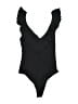 Wilfred Solid Black One Piece Swimsuit Size M - photo 2