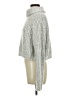Topshop Metallic Silver Turtleneck Sweater Size 8 - 10 - photo 5