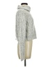 Topshop Metallic Silver Turtleneck Sweater Size 8 - 10 - photo 4