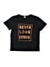 Shein 100% Polyester Black Short Sleeve T-Shirt Size 8 - photo 1