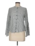 Madewell Houndstooth Gray Long Sleeve Blouse Size M - photo 1