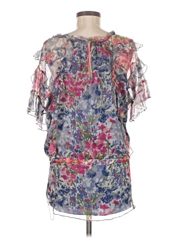 MM Couture by Miss Me Short Sleeve Silk Top (view 2)