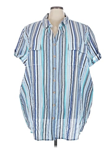 Roaman's Short Sleeve Blouse (view 1)