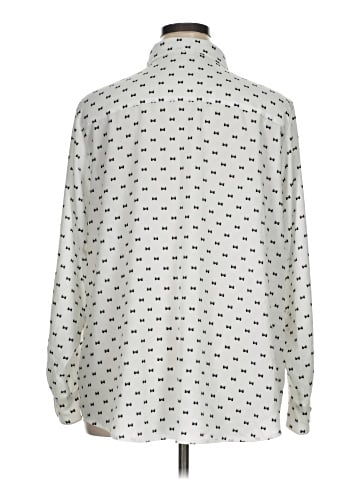 Karl Lagerfeld Paris Long Sleeve Blouse (view 2)