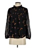 Madewell 100% Polyester Black Long Sleeve Blouse Size S - photo 1
