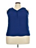 Apt. 9 100% Polyester Blue Sleeveless Blouse Size XXL - photo 1