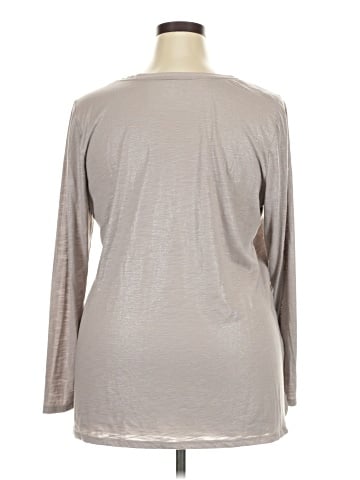 Lane Bryant 3/4 Sleeve T-Shirt (view 2)