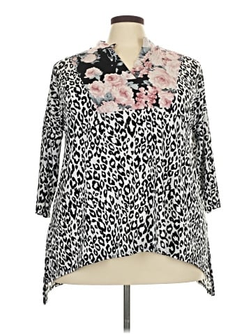 Honeyme 3/4 Sleeve Blouse (view 1)