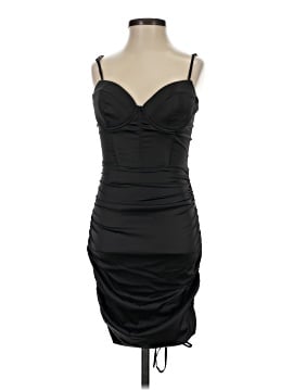 oh polly black and white dress Oh Polly Vinyl Mini Dress In Black UK 4 – Reliked