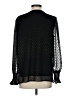 Anne Klein 100% Polyester Black Long Sleeve Blouse Size S - photo 2