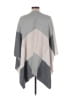 Brigitte Bailey Gray Poncho One size - photo 2