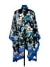 DVF WEST Blue Kimono Size XS - photo 2