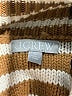 J.Crew Stripes Brown Turtleneck Sweater Size XL - photo 7