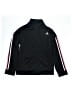 Adidas 100% Recycled Polyester Black Track Jacket Size 14 - photo 1
