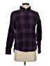 L.L.Bean 100% Cotton Plaid Purple Long Sleeve Button-Down Shirt Size S - photo 1