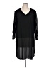 Chico's 100% Polyester Black 3/4 Sleeve Blouse Size L - photo 1
