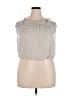 J.Crew Gray Sleeveless Blouse Size XXL - photo 1