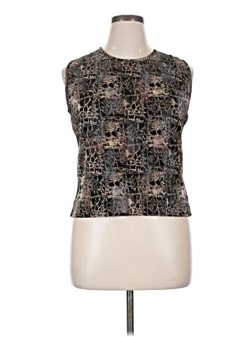Plisse Sleeveless T-Shirt (view 1)